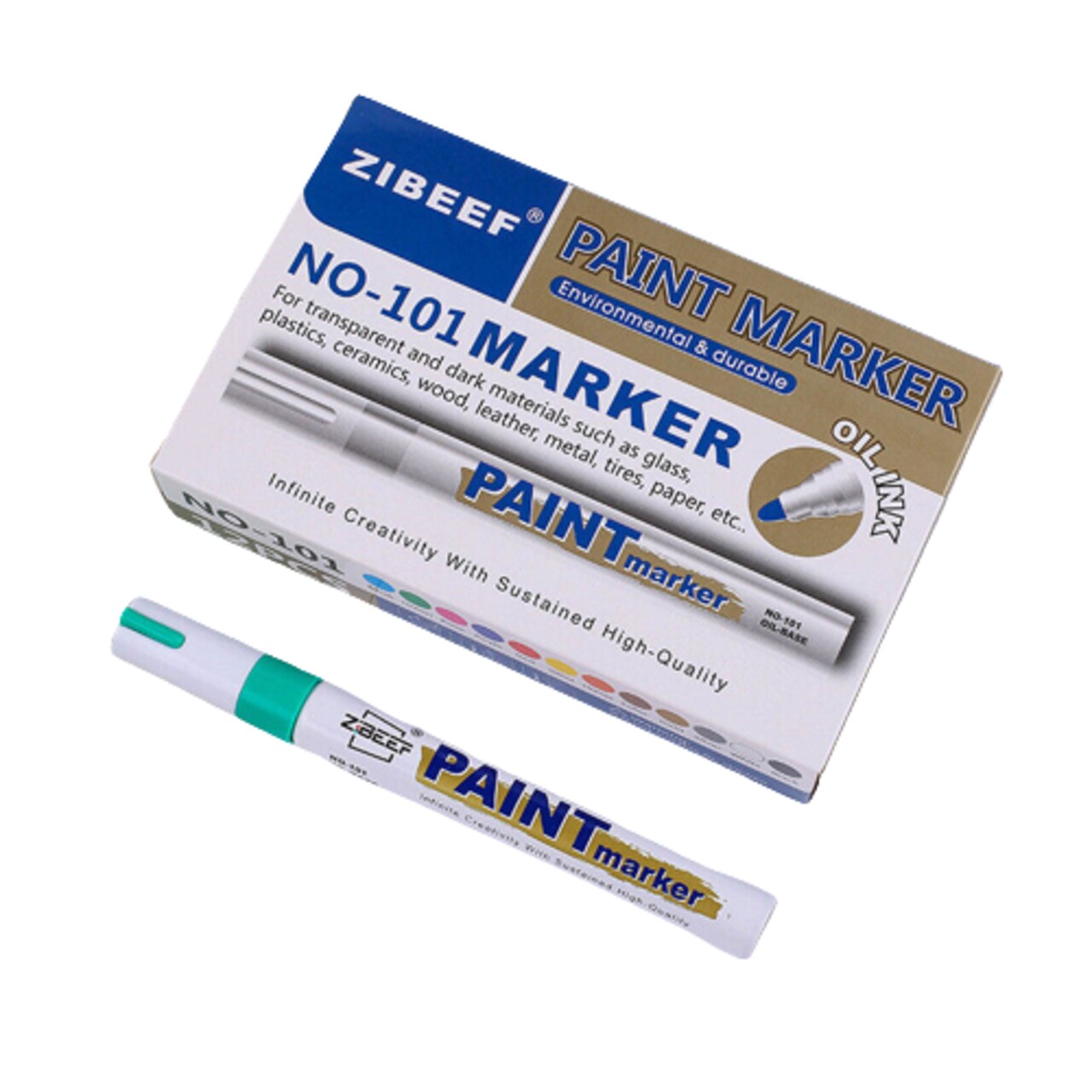 Kitcheniva Permanent Paint Marker Pen Waterproof Rubber Metal Wood